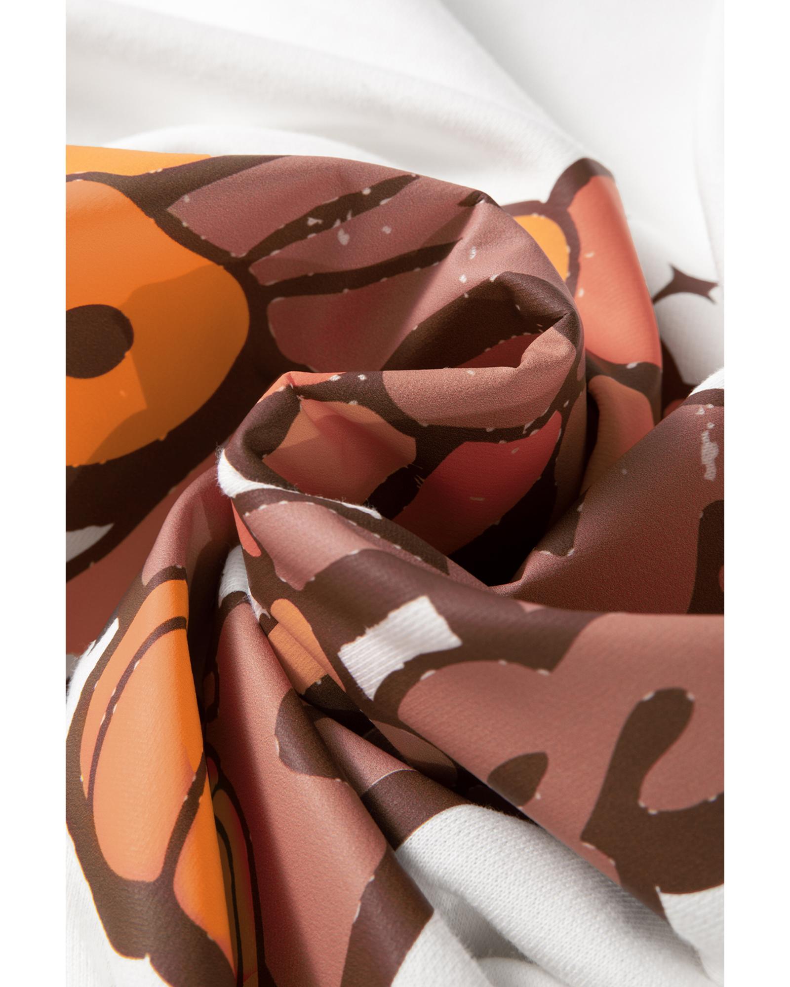 Beige JESUS CHRISH & PUMPKIN SPICE Graphic Drop Shoulder Sweatshirt - XL