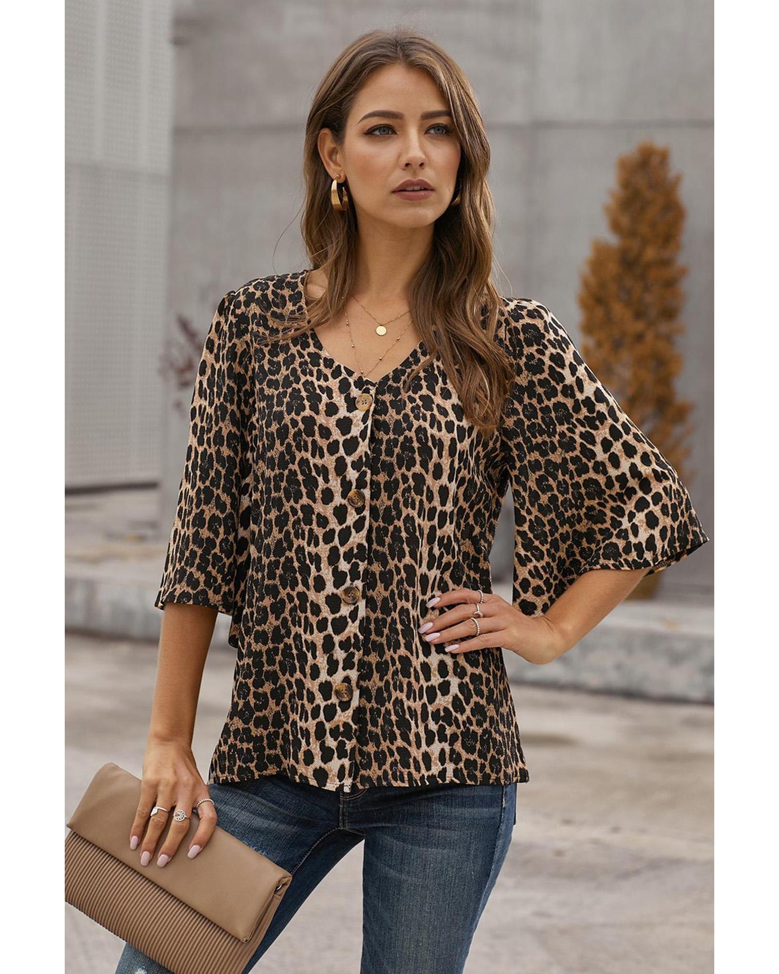 Azura Exchange Button Down Blouse - XL