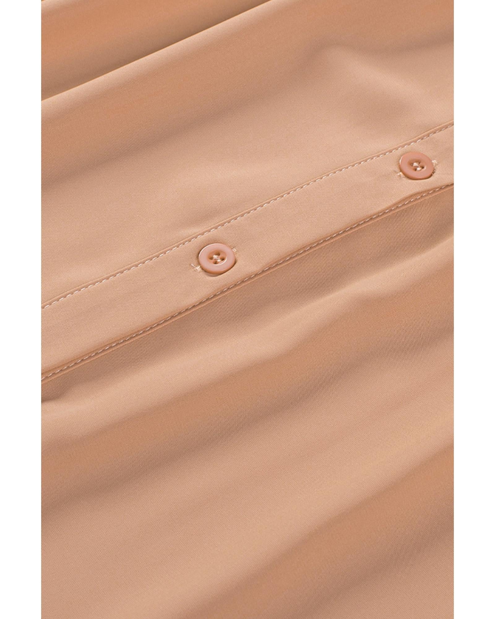 Azura Exchange Button-up Loose Long Sleeve Shirt - L