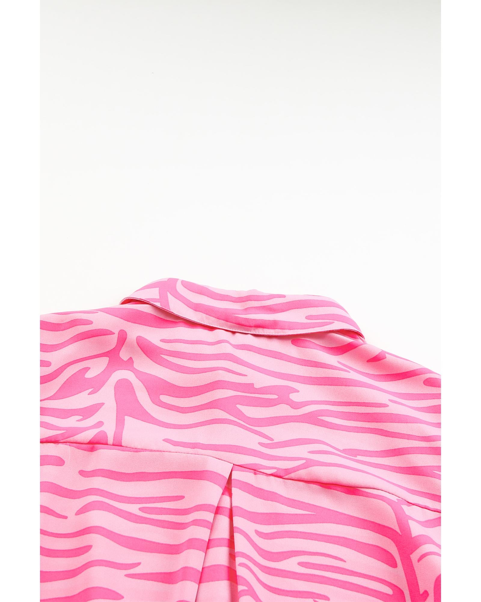 Azura Exchange Zebra Stripes Lantern Sleeve Shirt - M