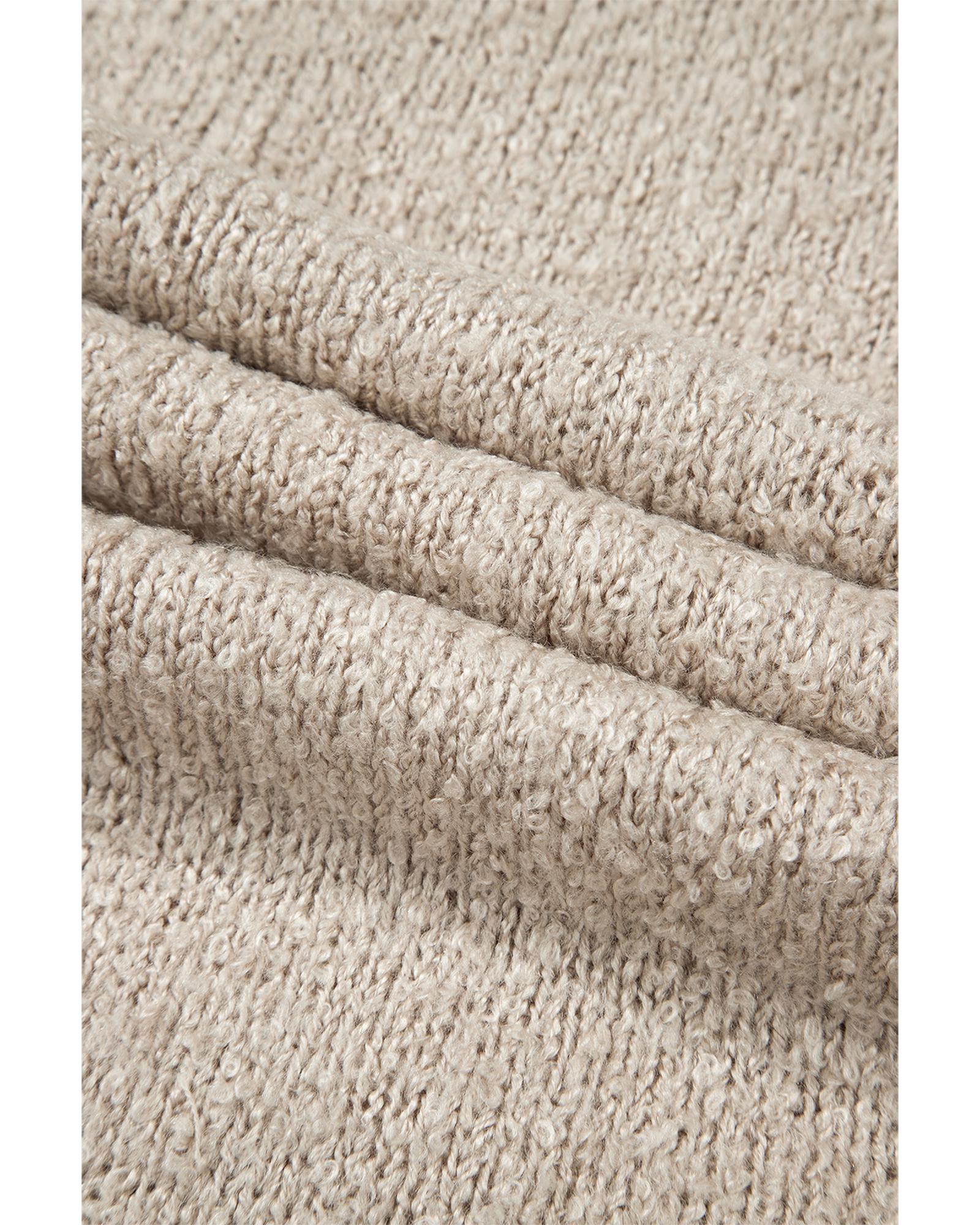 Jet Stream Collared Drop Shoulder Button Up Cardigan with Pocket - M