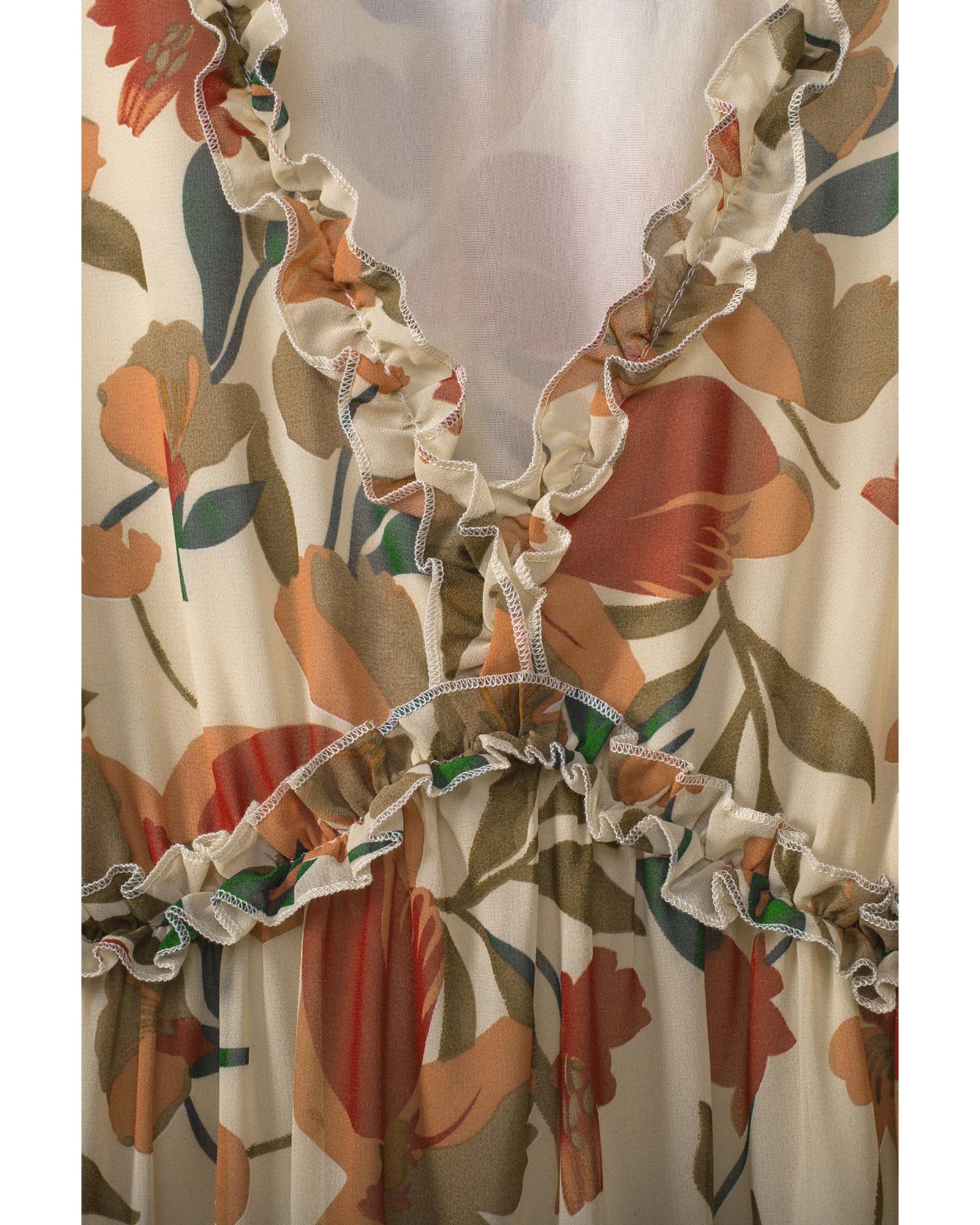 Azura Exchange Ruffle Tiered Maxi Dress - M