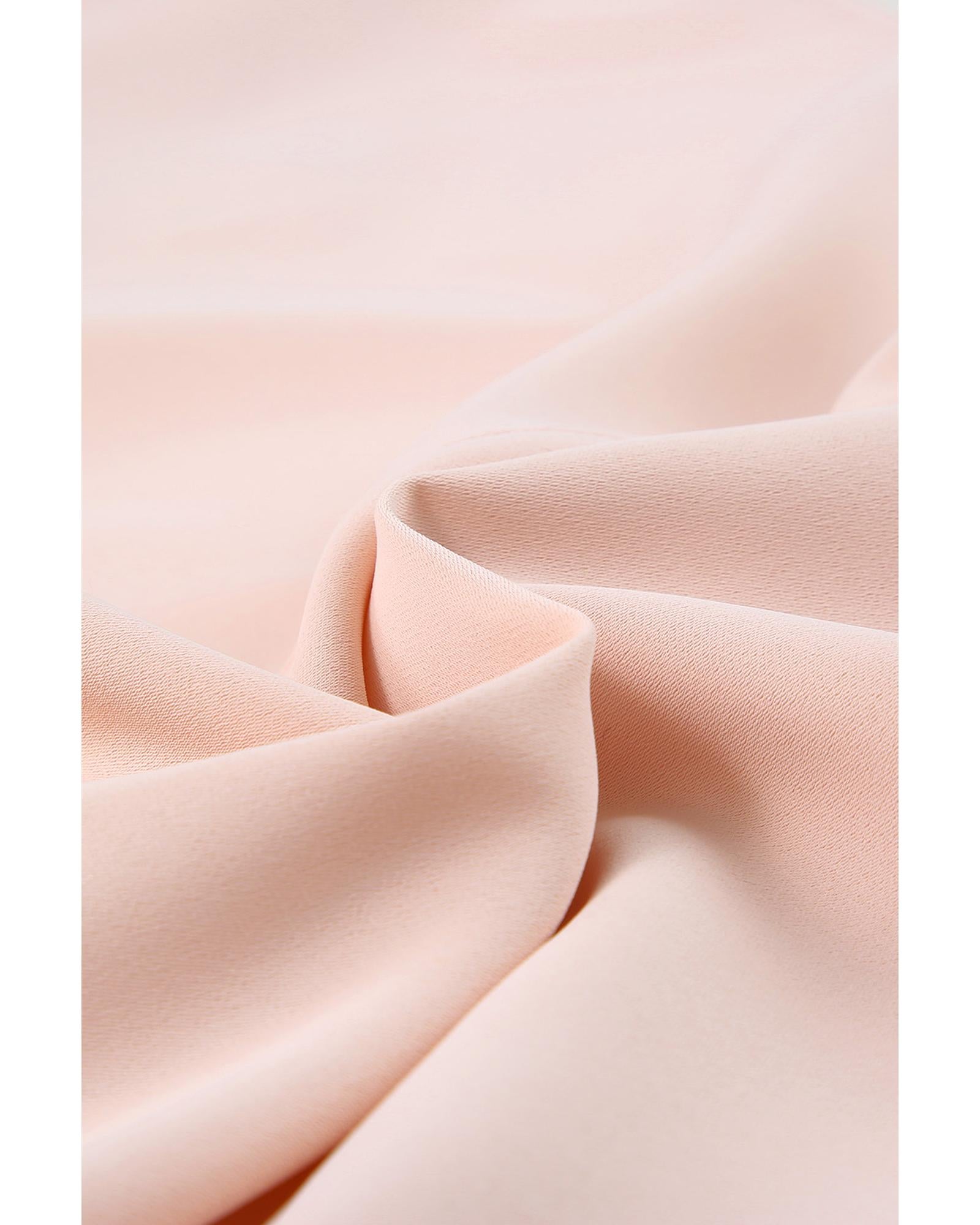 Azura Exchange Pink Deep V Neck Buttoned High Waist Romper - XL