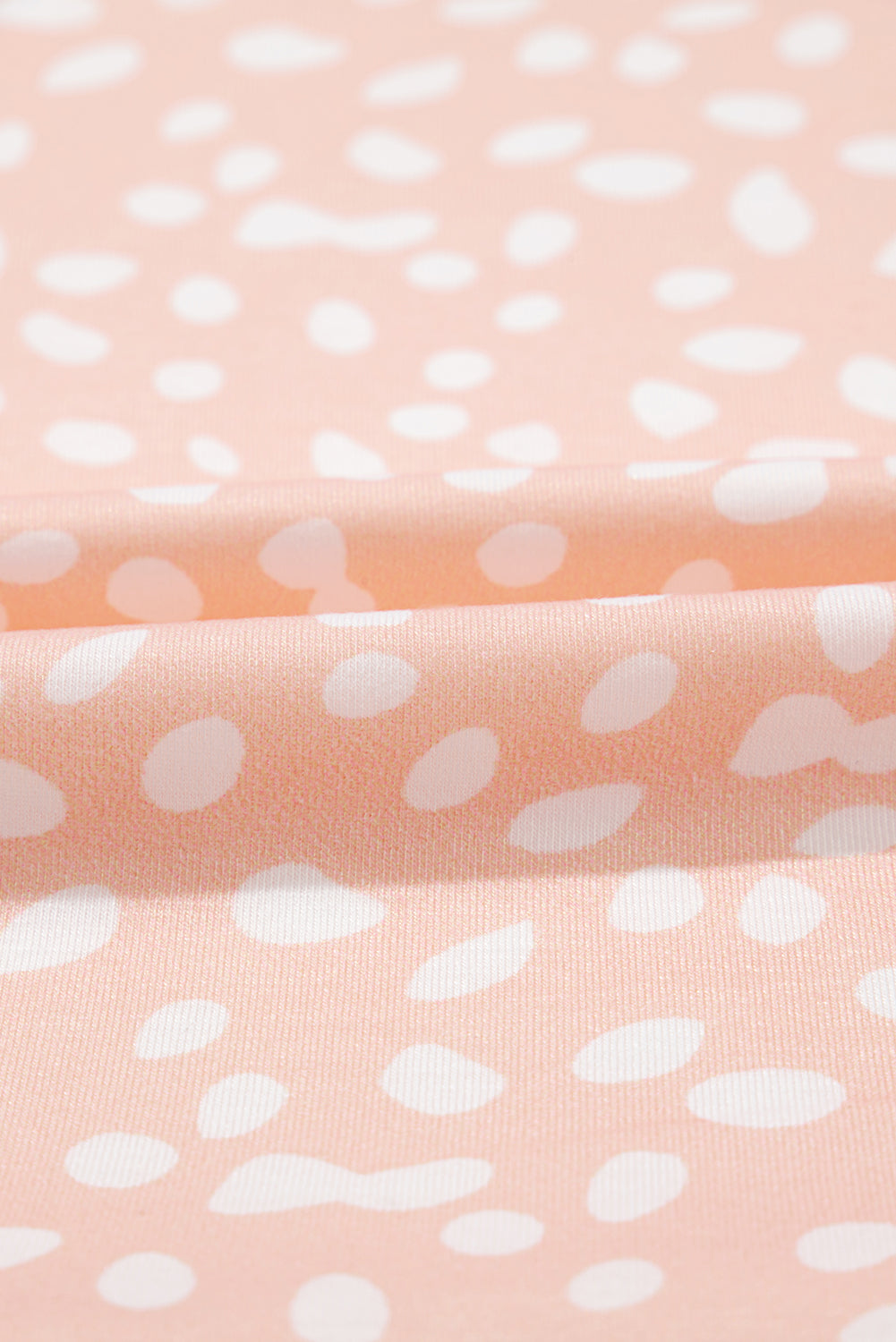 Pink Cheetah Print Tiered Ruffled Plus Size Dress - 2X