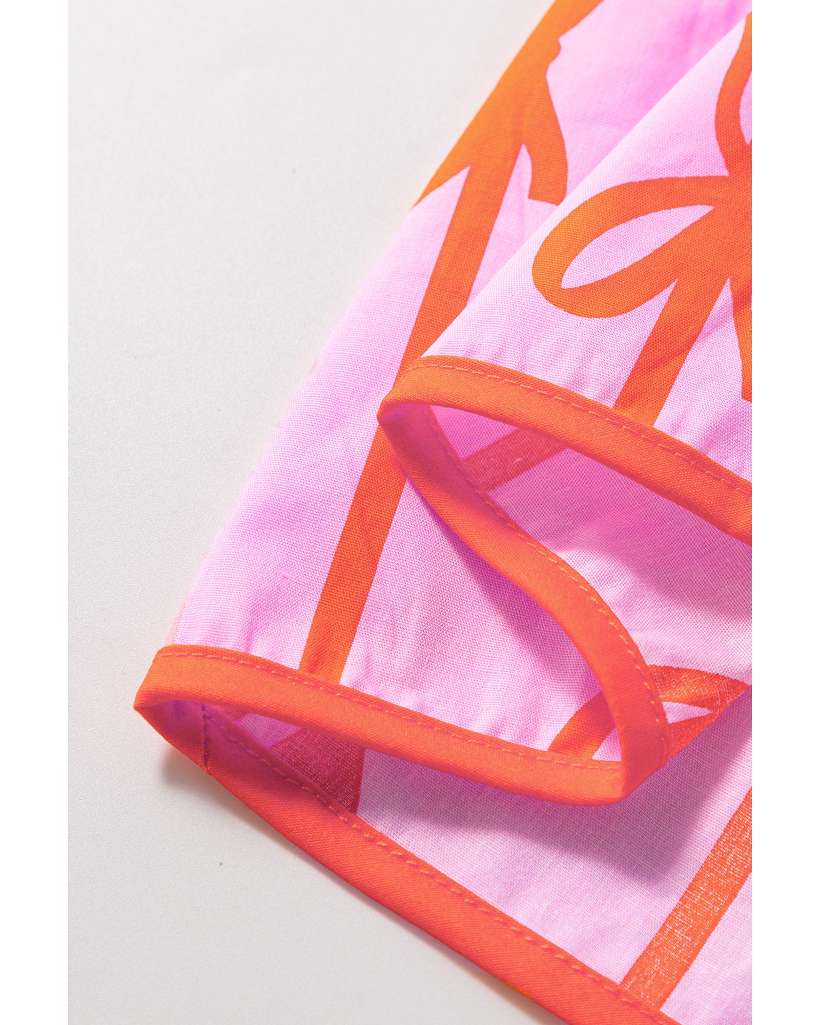 Rose Bow Tastic Clinched Waist Ruffled Plus Size Dress - 3X