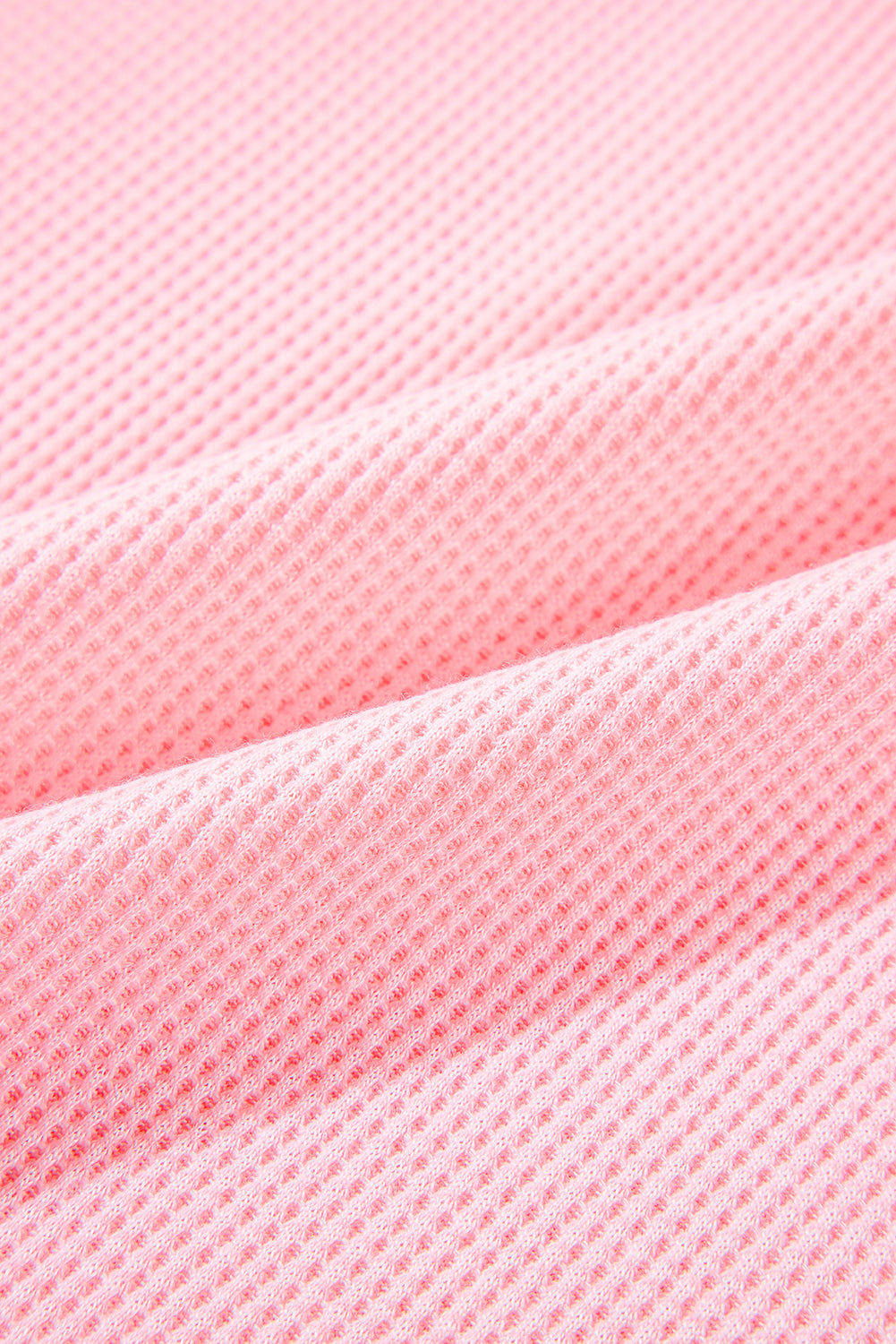 Pink Plus Size Ribbed Exposed Seam Tee and Shorts Set - 3X