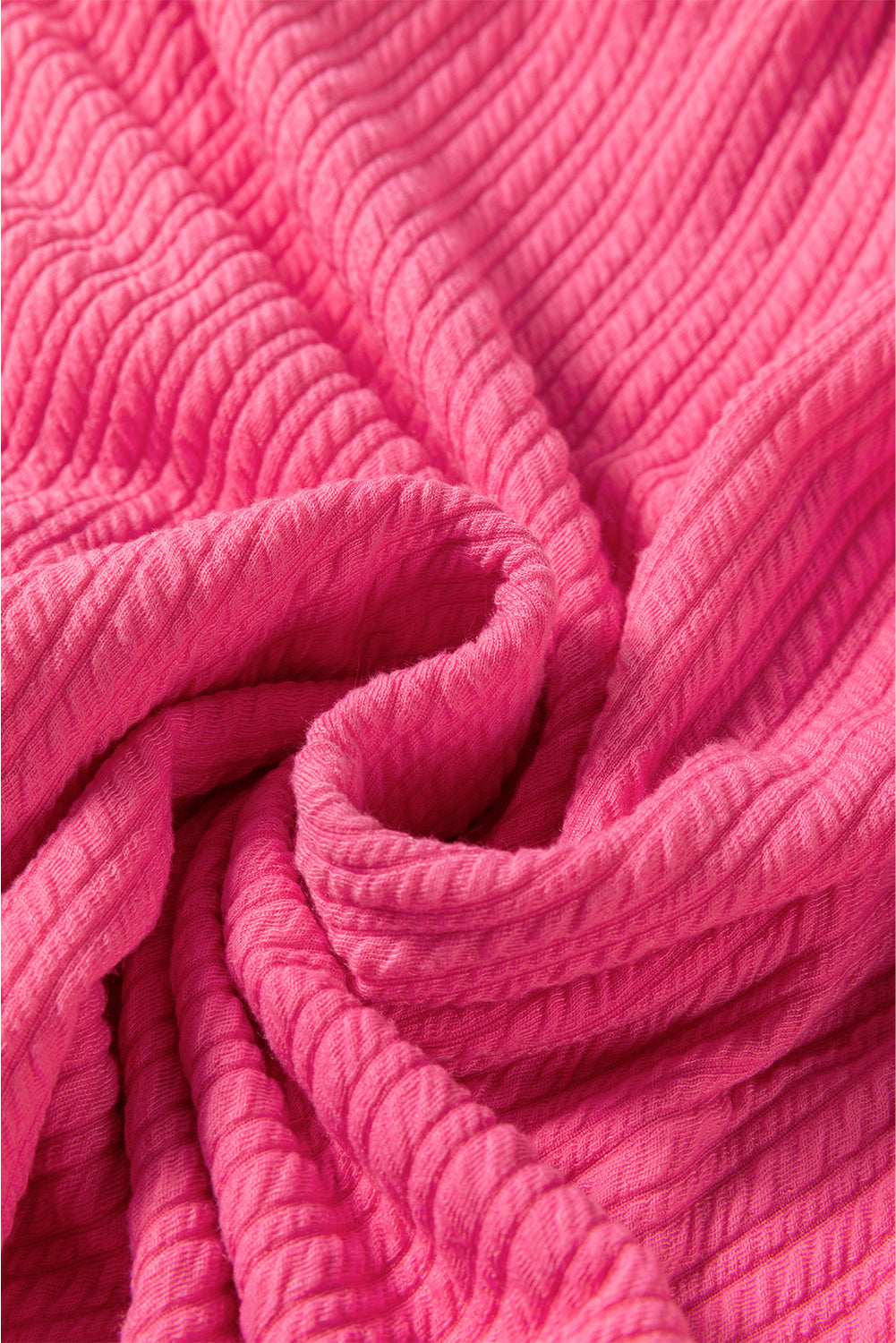 Rose Red Textured Hoodie and Shorts Plus Size Two Piece Set - 1X