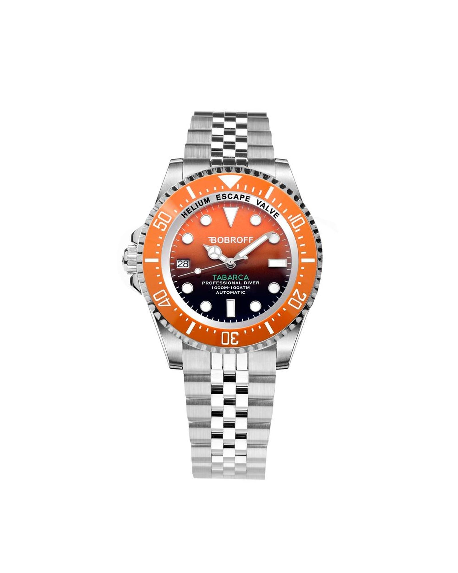 Bobroff Men's Silver Stainless Steel Watch - One Size