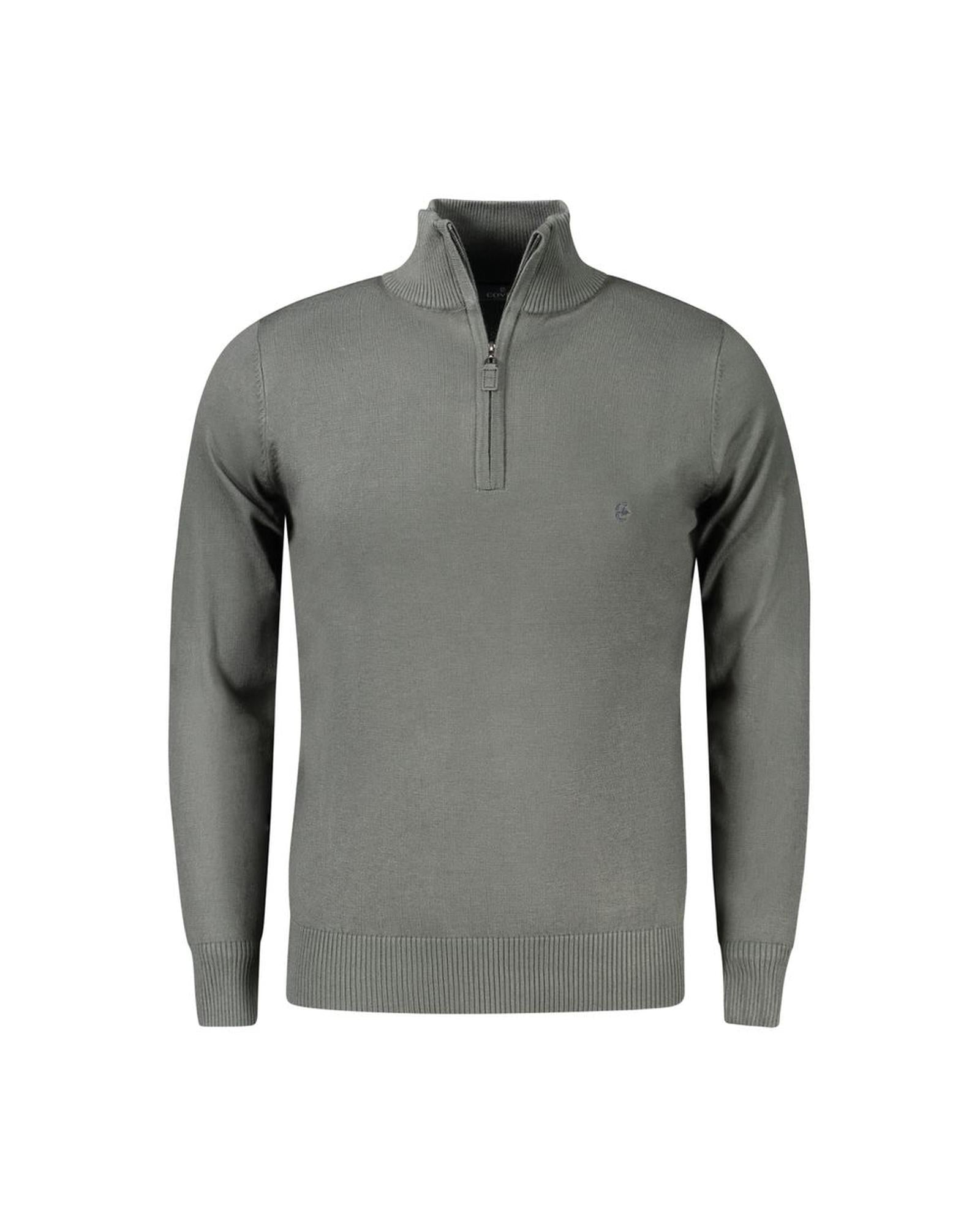 Coveri Moving Men's Green Nylon Sweater - 2XL