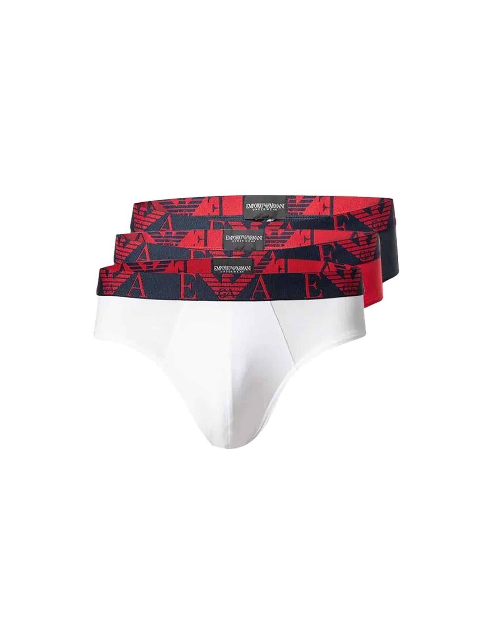 Emporio Armani Underwear Men's Red Cotton Underwear - 44 IT