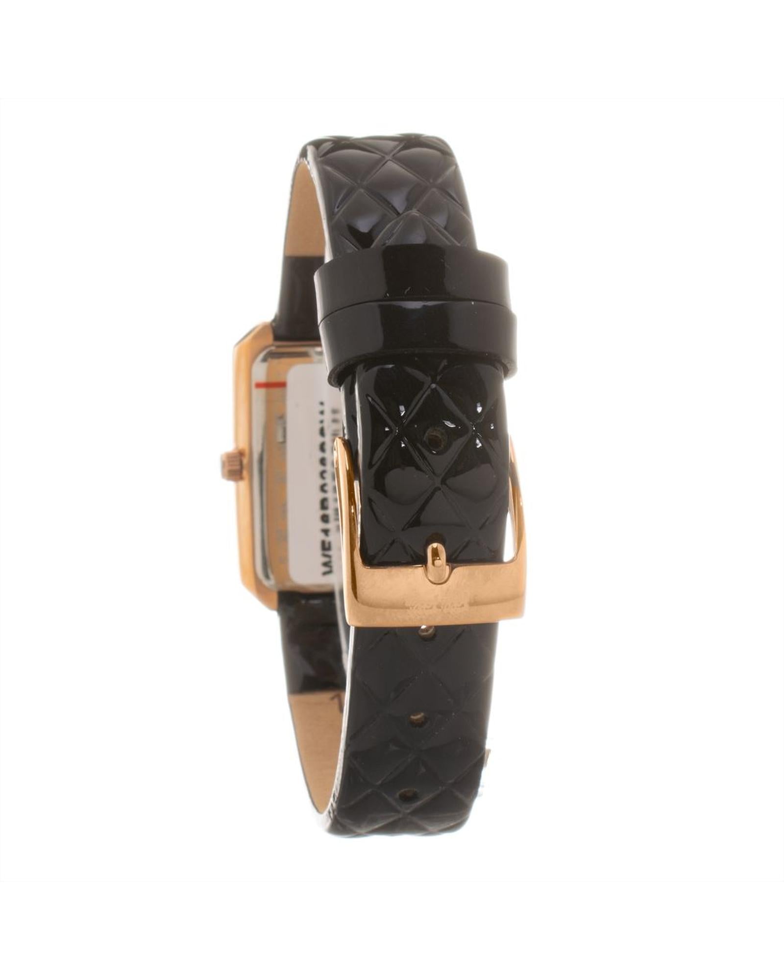 Folli Follie Women's Black Leather Watch - One Size