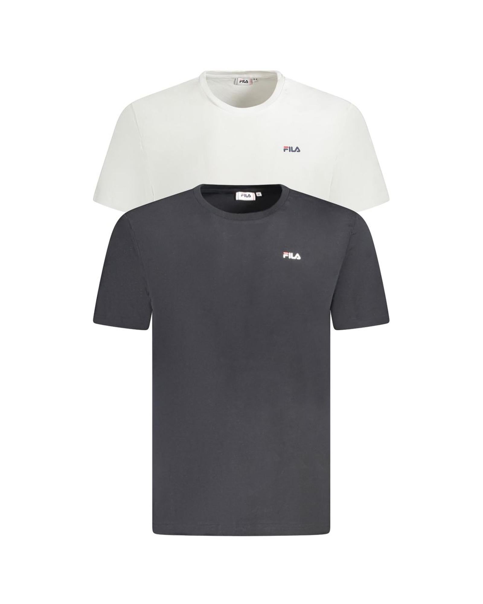 Fila Men's White Cotton T-Shirt - S