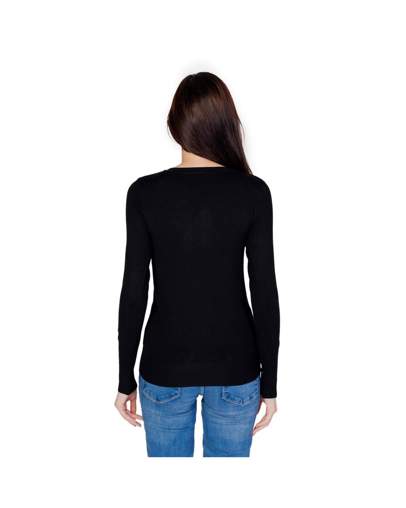 Guess Women's Black Cotton Tops & T-Shirt - 42 IT
