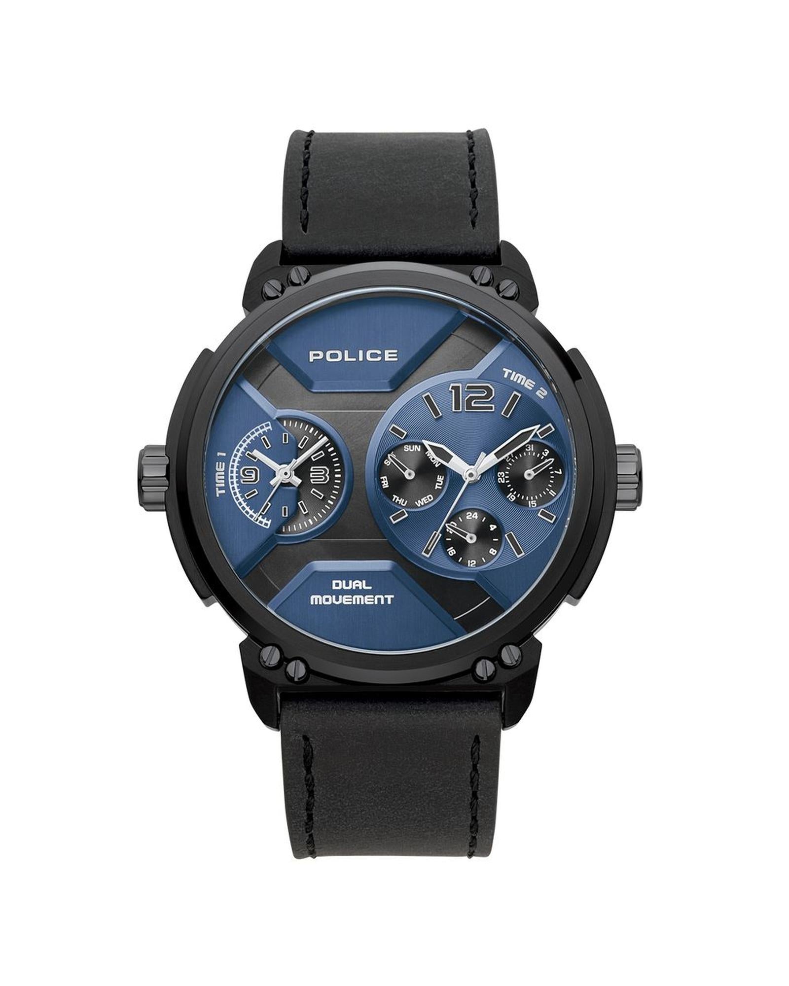 Police Men's Black Watch - One Size