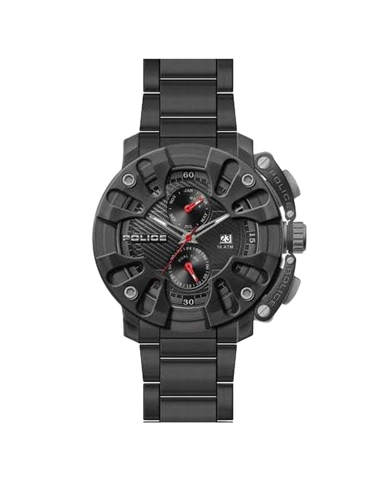 Police Men's Black Watch - One Size