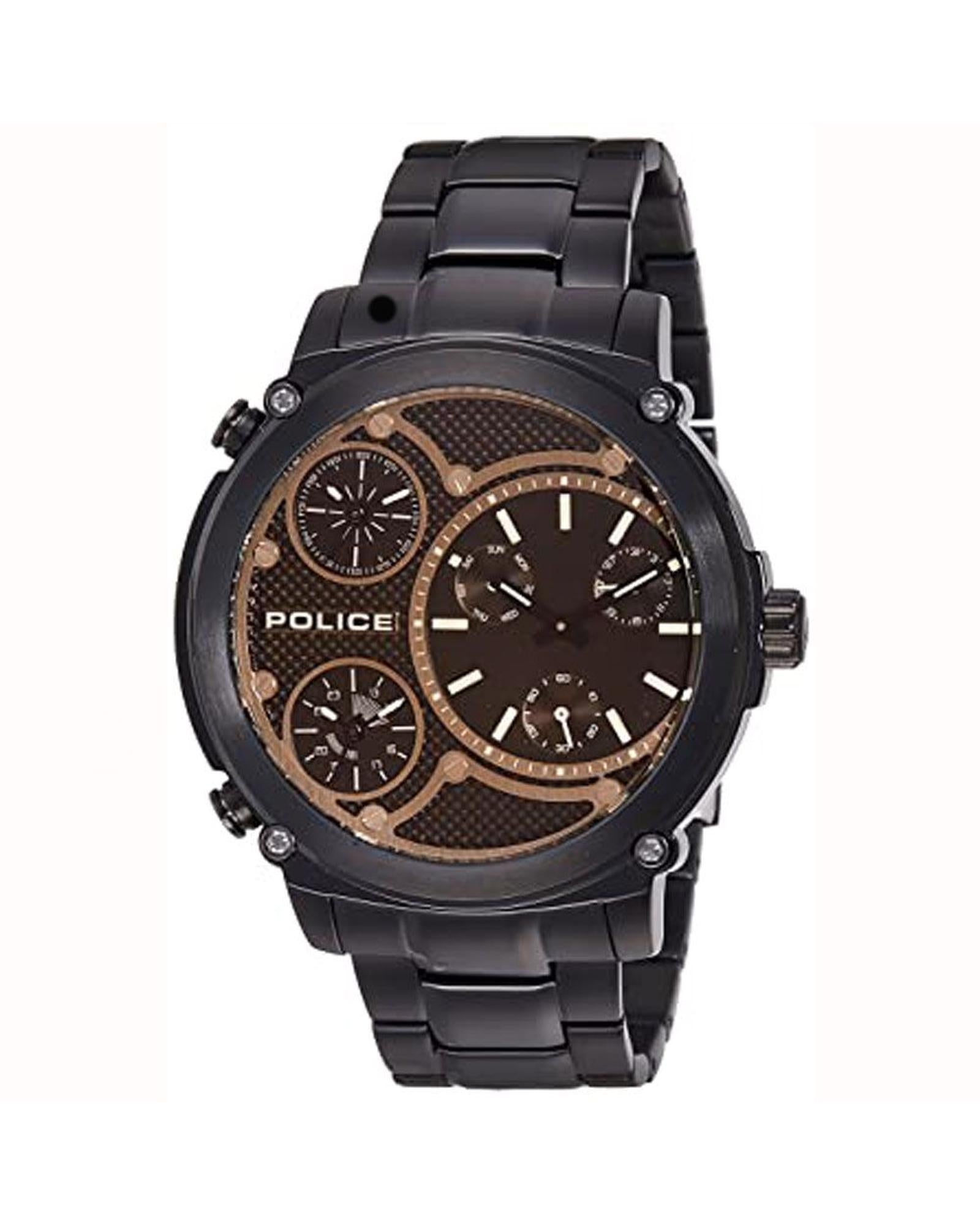 Police Men's Black Watch - One Size