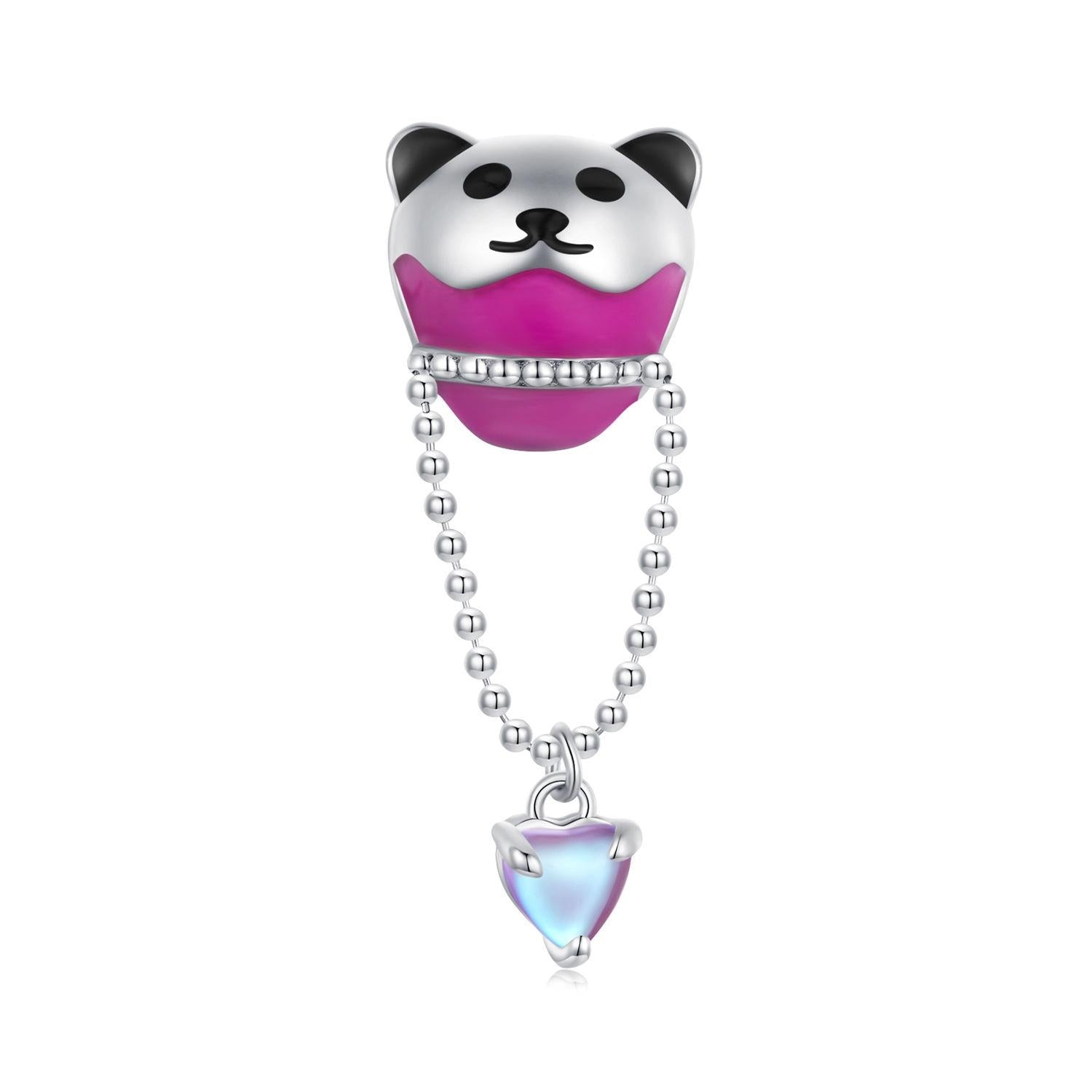 925 Sterling Silver Adorable Hot Air Balloon Bracelet Charm