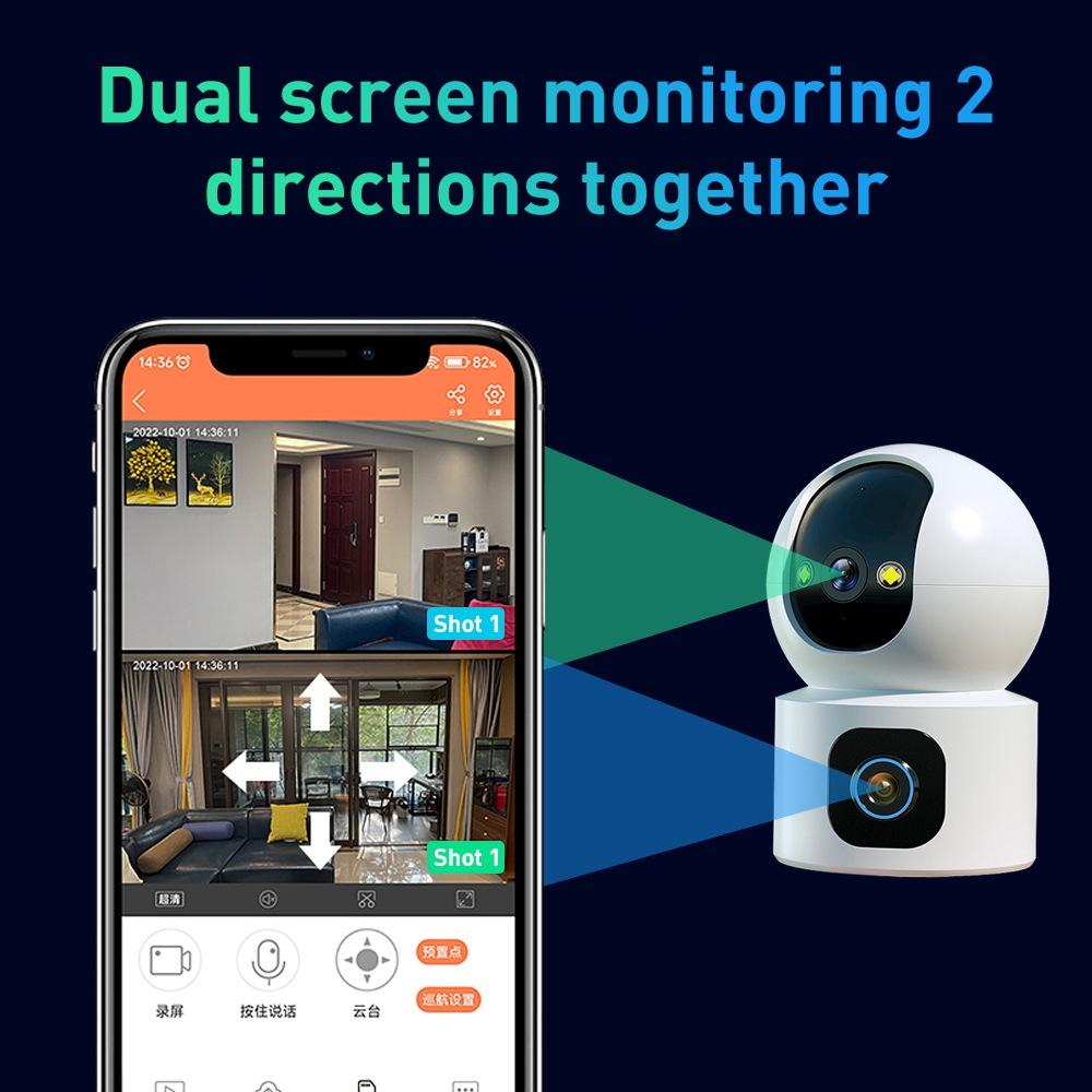 Wireless Smart Ptz Camera - 2Mp Dual Lens