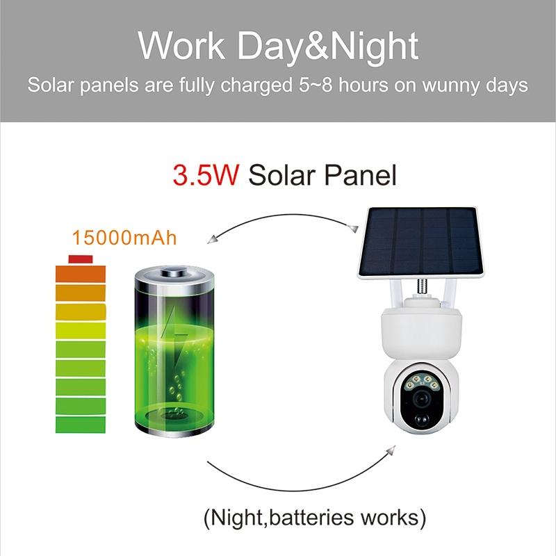 Smart Solar Ptz Camera With Full-Colour Night Vision & Ai Detection