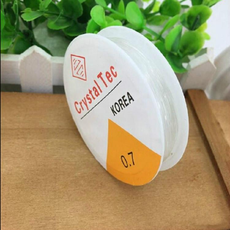 5 Piece Clear Elastic Fishing Line For Diy Jewelry 0.7Mm
