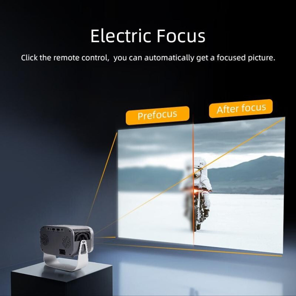 360 Degree Rotating Mini Led Projector - 150 Lumens 1280X720P