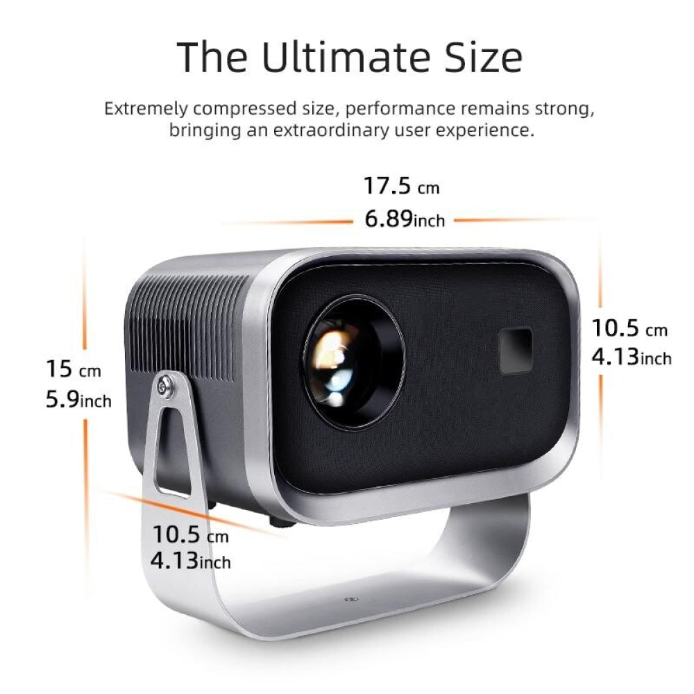 360 Degree Rotating Mini Led Projector - 150 Lumens 1280X720P