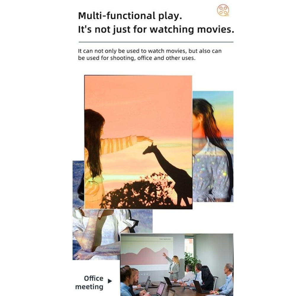 Smart Led Projector - 100 Ansi Lumens 1280X720P Basic Version