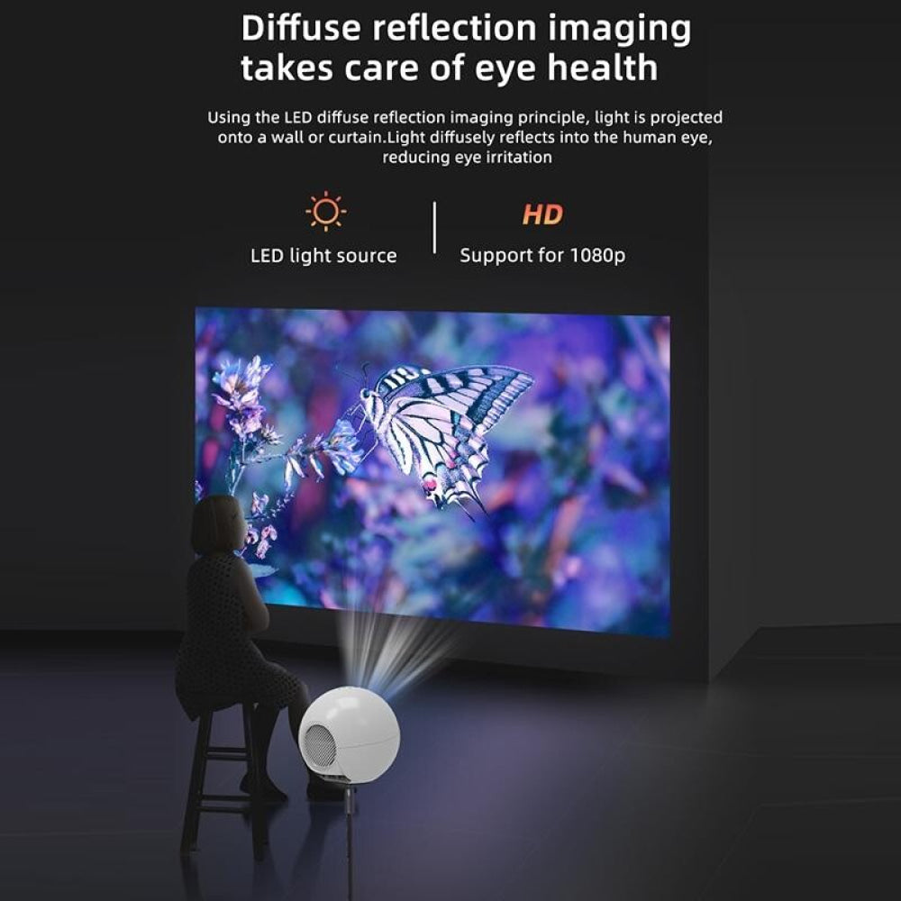 Smart Led Projector - 100 Ansi Lumens 1280X720P Basic Version