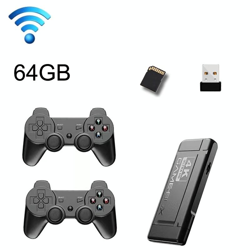 Wireless K9 Game Console With 15000 Built-In Games For Tv Double Battle Simulation - 64G