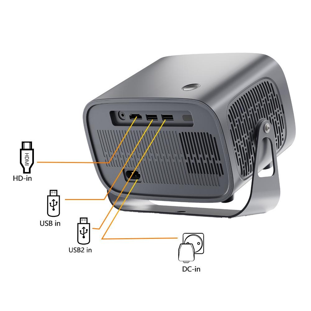 Portable 4K Android Smart Projector - Compact And Versatile