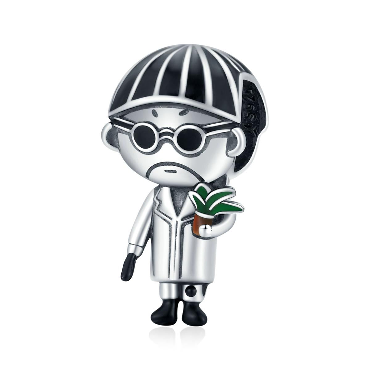 925 Sterling Silver Uncle Bead For Diy Bracelets & Necklaces