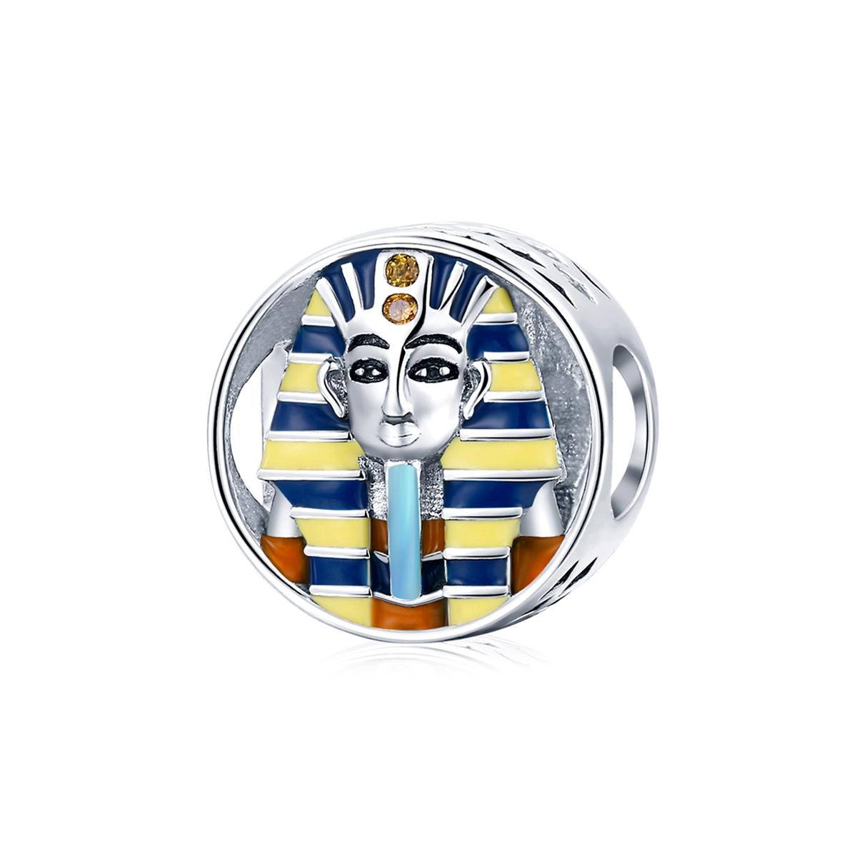 925 Sterling Silver Egyptian Pharaoh Beads For Diy Bracelets & Necklaces