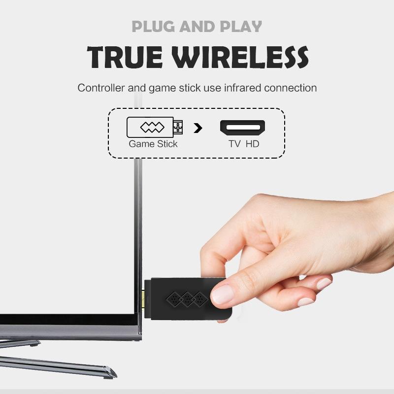 Wireless Y2 Game Console - 830 Hd Games Somatosensory Version