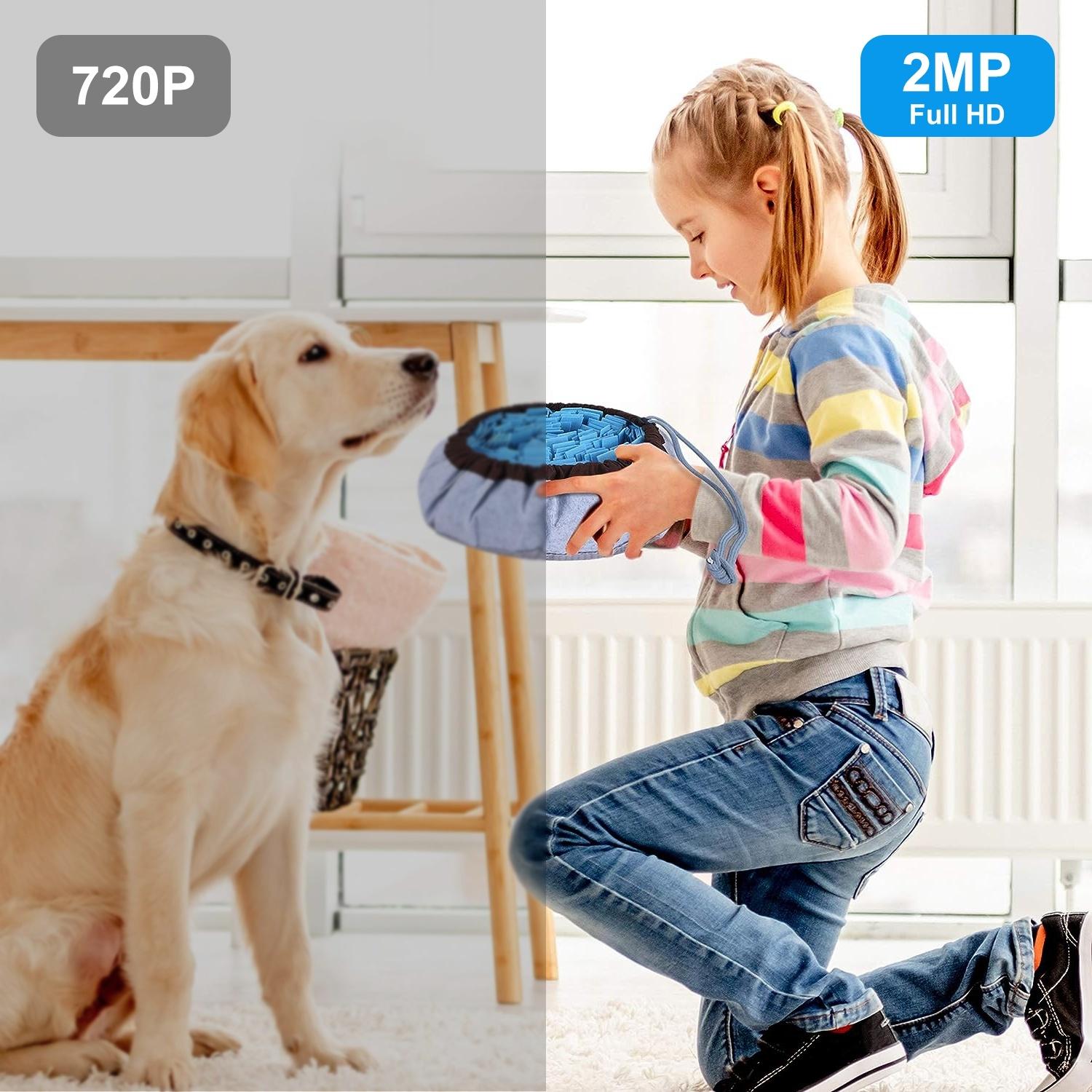 Hd Wifi Camera With Two-Way Voice Intercom For S20 Home Mobile Phone