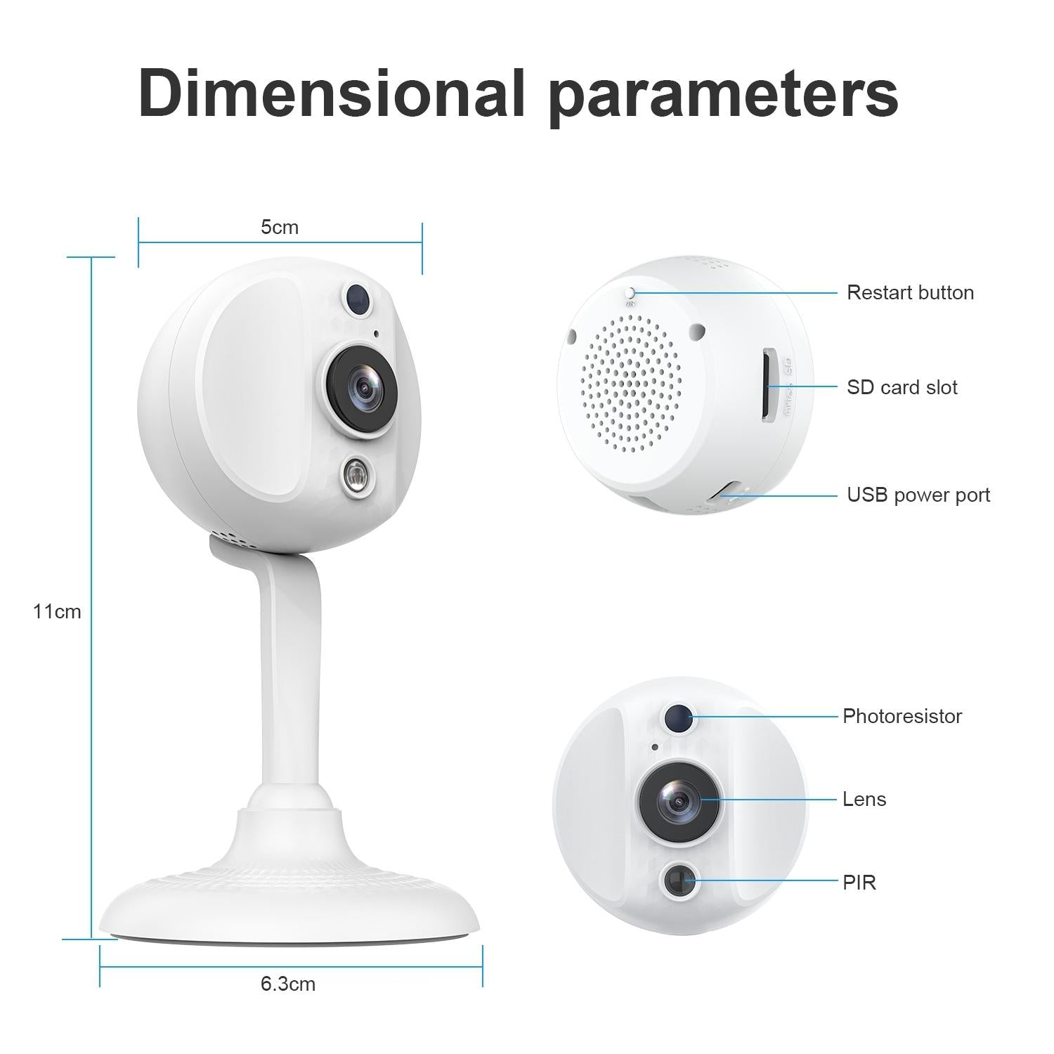 Hd Wifi Camera With Two-Way Voice Intercom For S20 Home Mobile Phone
