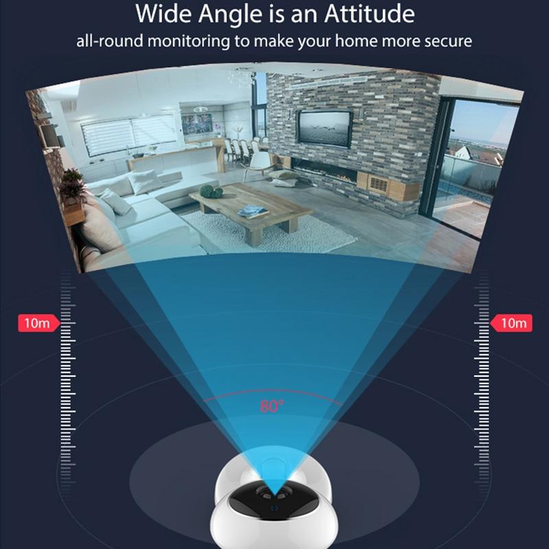 Wireless Ip Camera With Night Vision & Remote Control