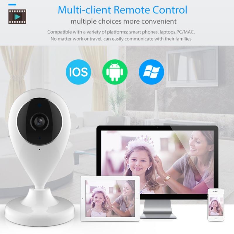 Wireless Ip Camera With Night Vision & Remote Control