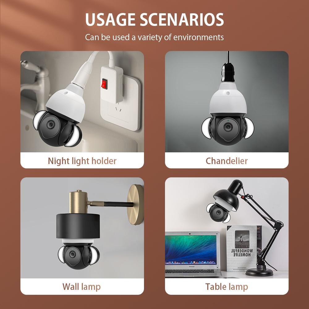 5Mp Floodlight Camera Bulb - E27