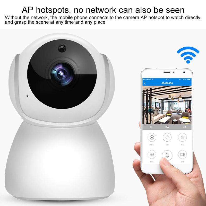 Smart Wifi Camera With Night Vision - 1080P Remote Control