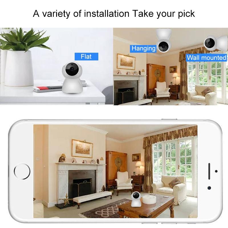 Smart Wifi Camera With Night Vision - 1080P Remote Control