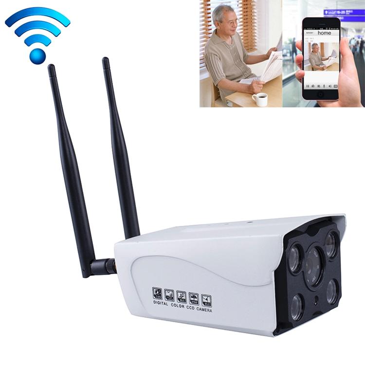 Smart Wireless Wifi Ip Camera With Dual Antenna Infrared Night Vision & 64Gb Tf Card Support