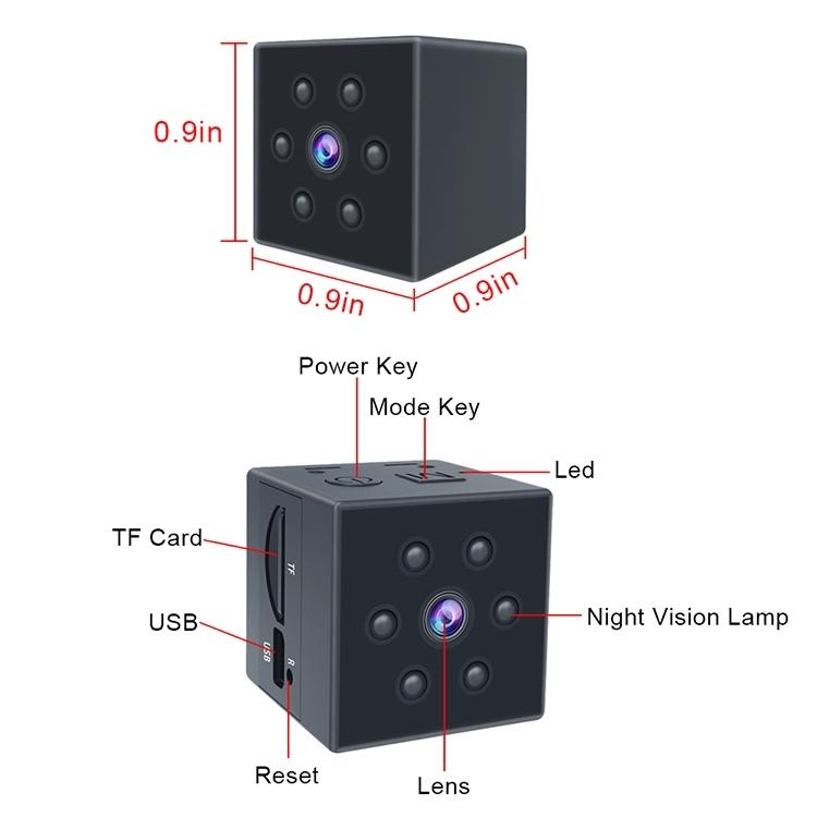 Wireless Hd Camera With Night Vision & Motion Detection - Ideal For Sports & Home Use