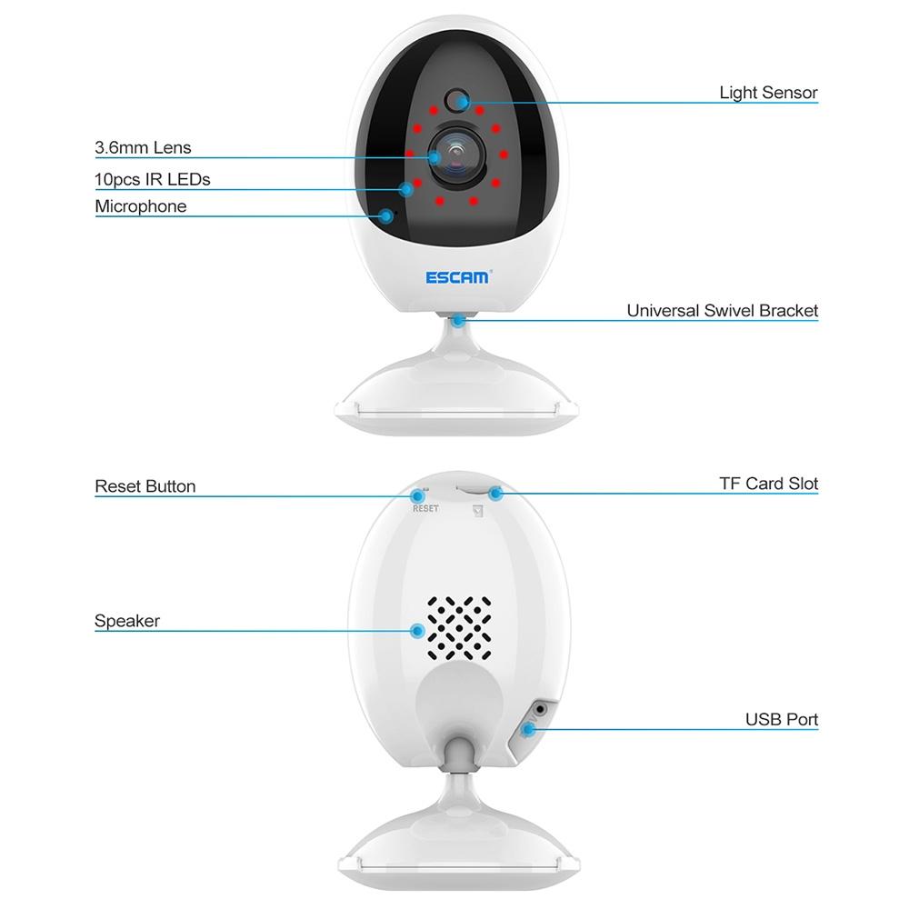 Wireless Indoor Ptz Camera With Ai Detection And Night Vision