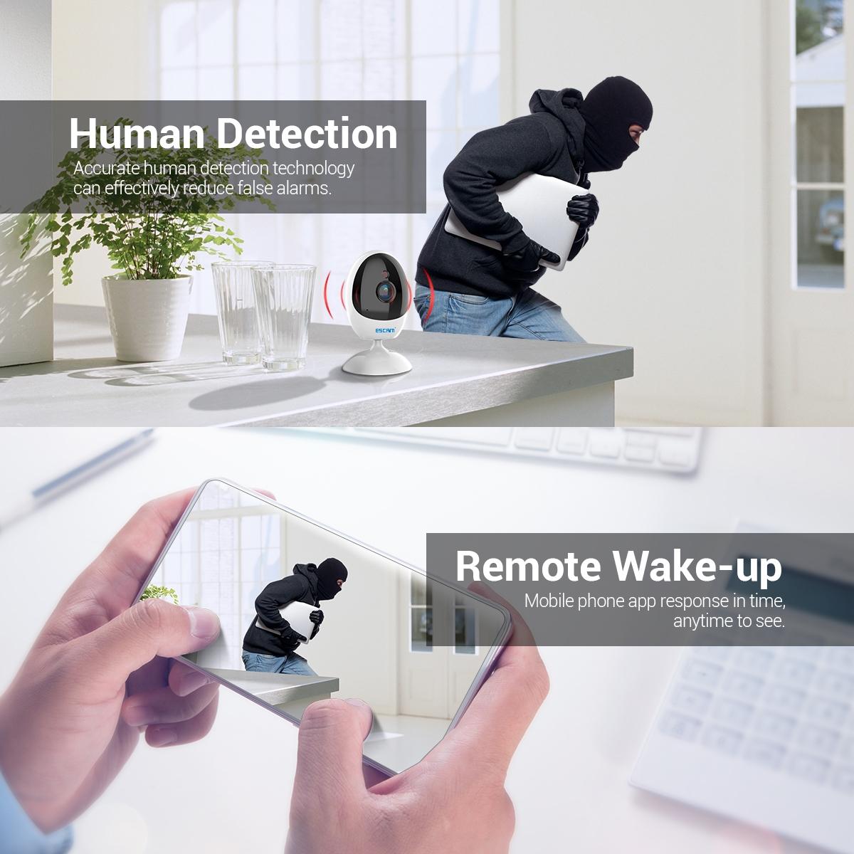 Wireless Indoor Ptz Camera With Ai Detection And Night Vision