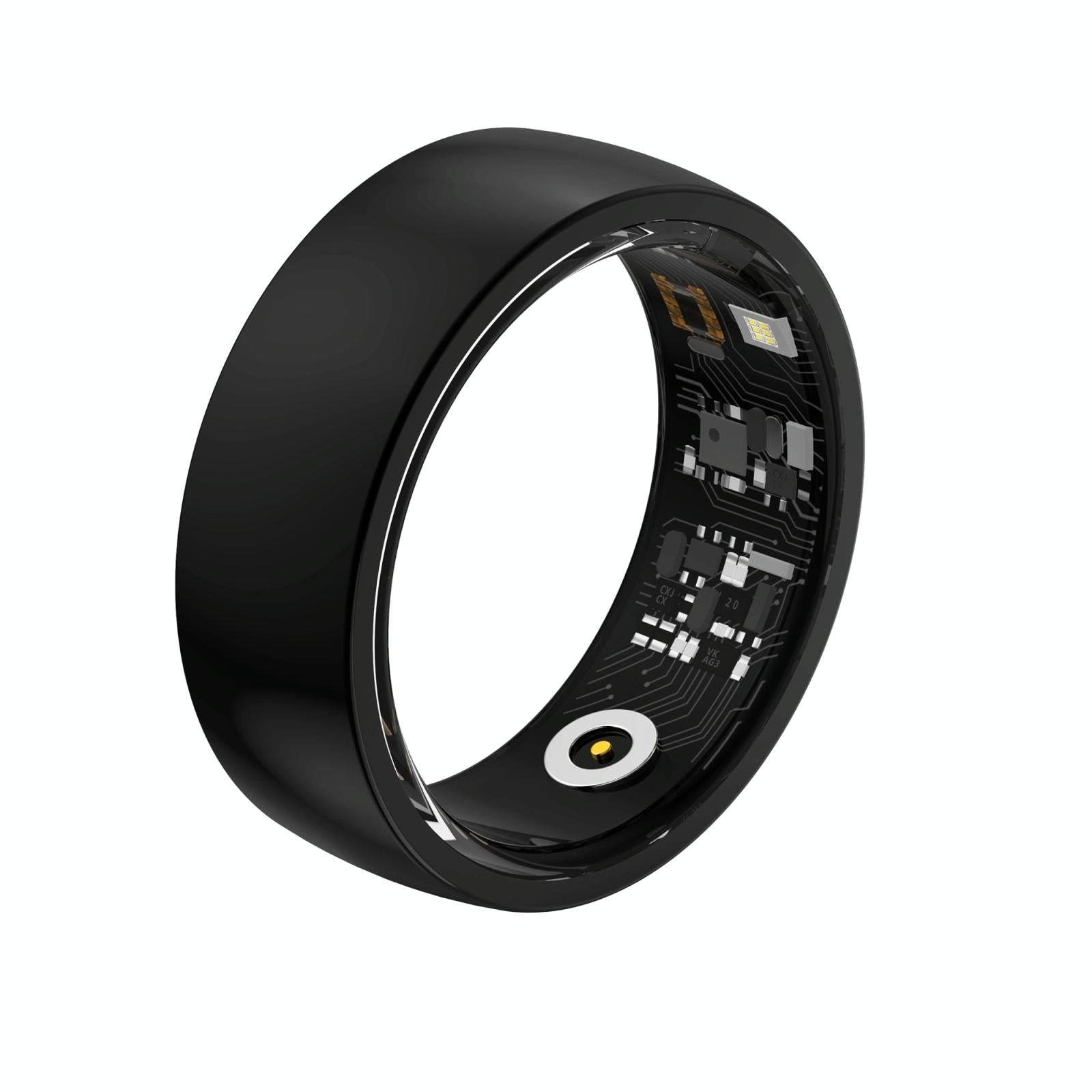 Smart Ring For Health Monitoring And Family Care - Size 20 - Black