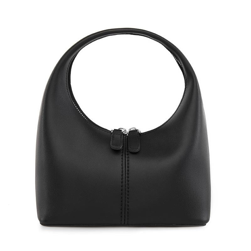 Chic Leather Women Handbag Sleek Design - Black