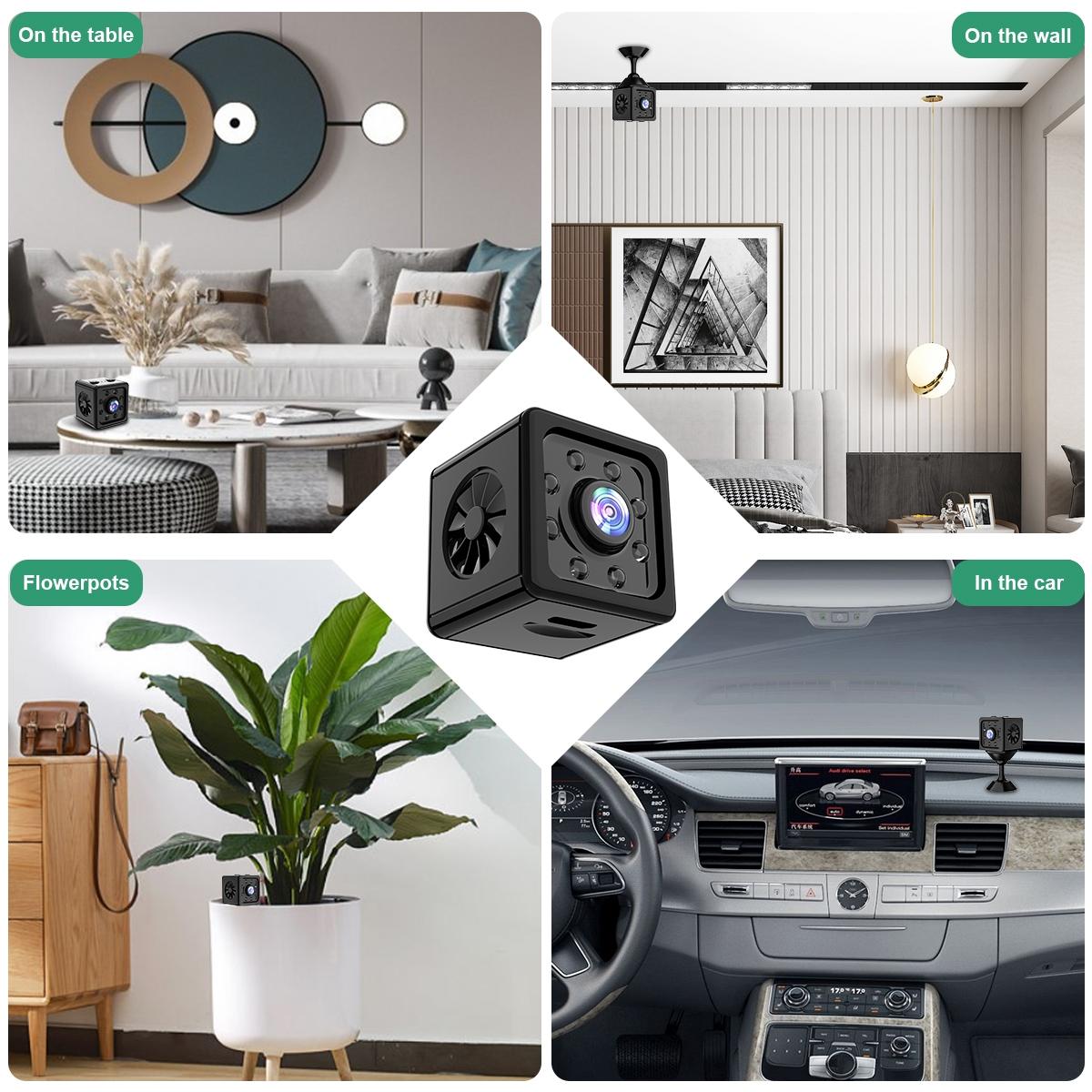 Outdoor Hd Night Vision Camera - 1080P Infrared Black