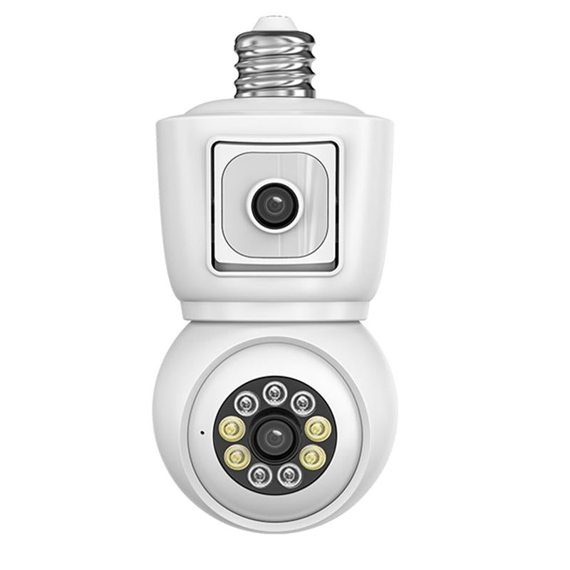 Smart Night Vision Camera With Motion Tracking And Voice Intercom - White
