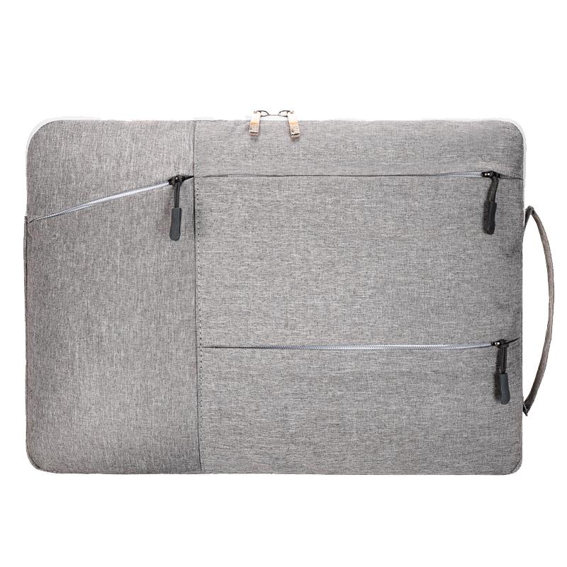 Portable Laptop Handbag - Fits 15.6-17 Inch - Casual Design - Grey