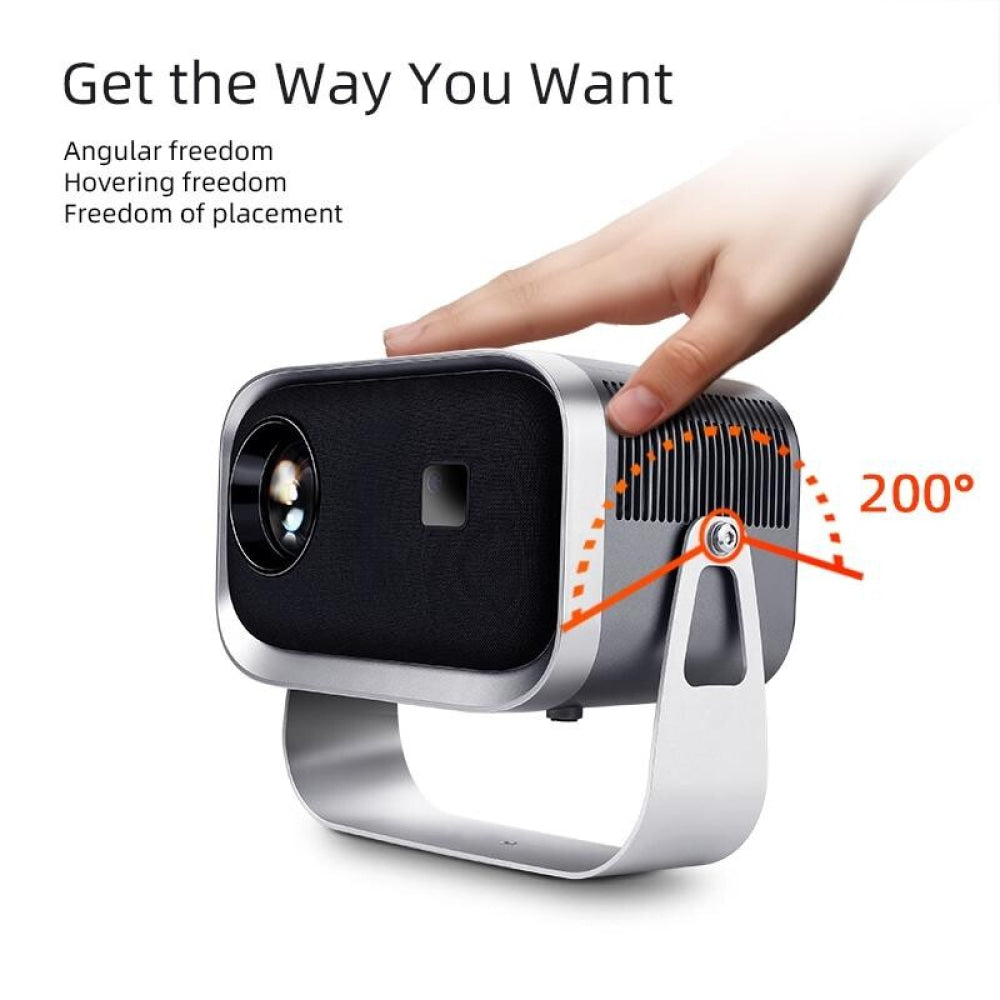 Portable Home Theater Projector - 720P 150 Lumens Grey